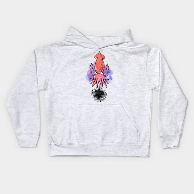 SQUID INK Kids Hoodie by caravantshirts